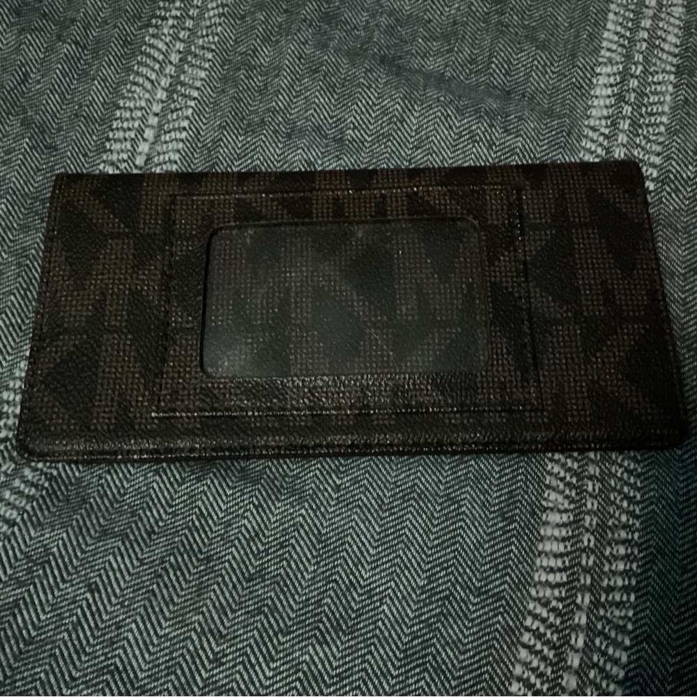 Women's Brown Michael Kors Thin ID Checkbook Wallet Insert - BRAND NEW